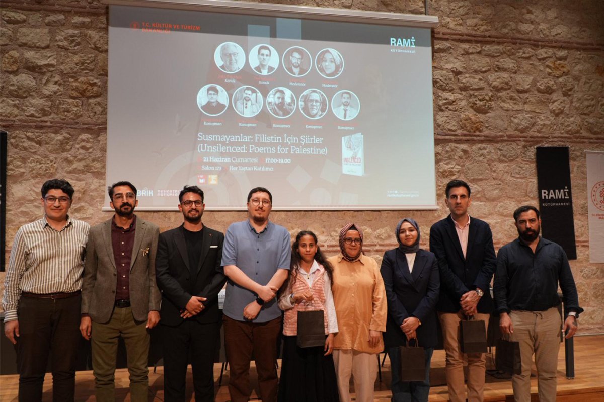 İstanbul'da "Susmayanlar: Filistin İçin Şiirler" programı gerçekleşti