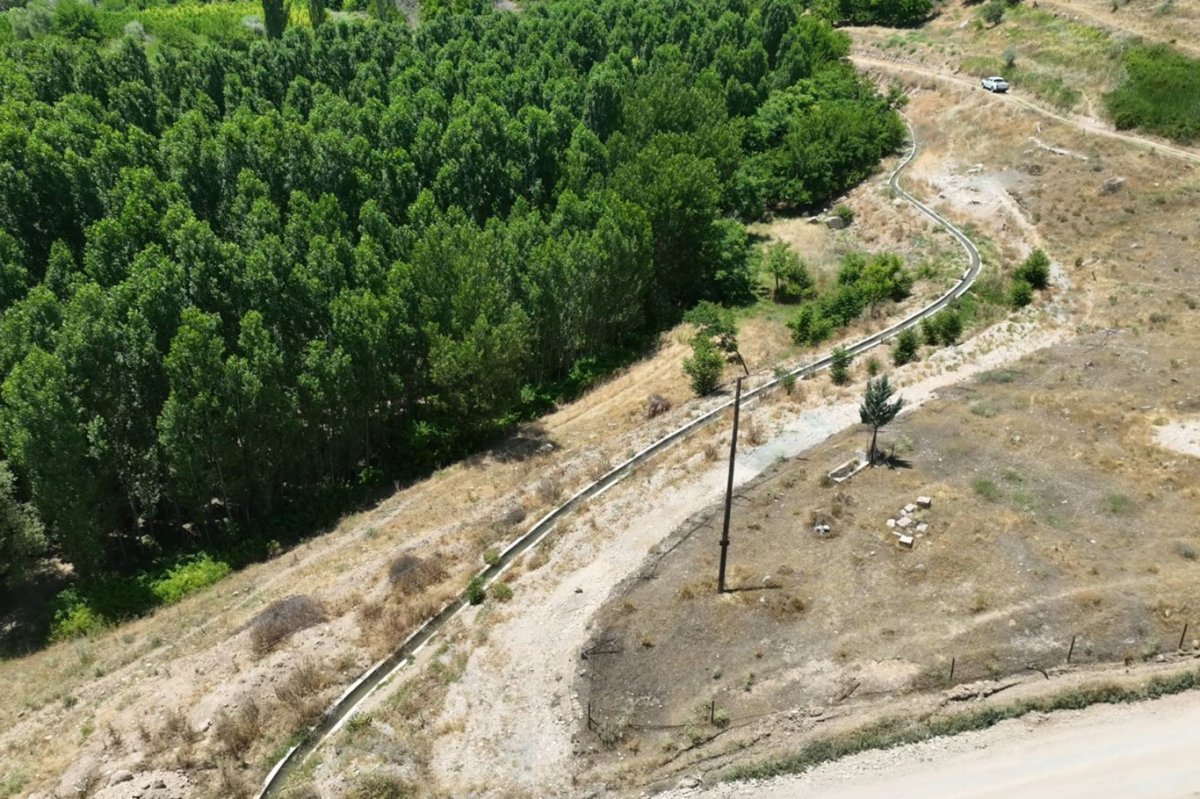 Büyükşehir Belediyesinden 6 bin metrekarelik sulama kanalı
