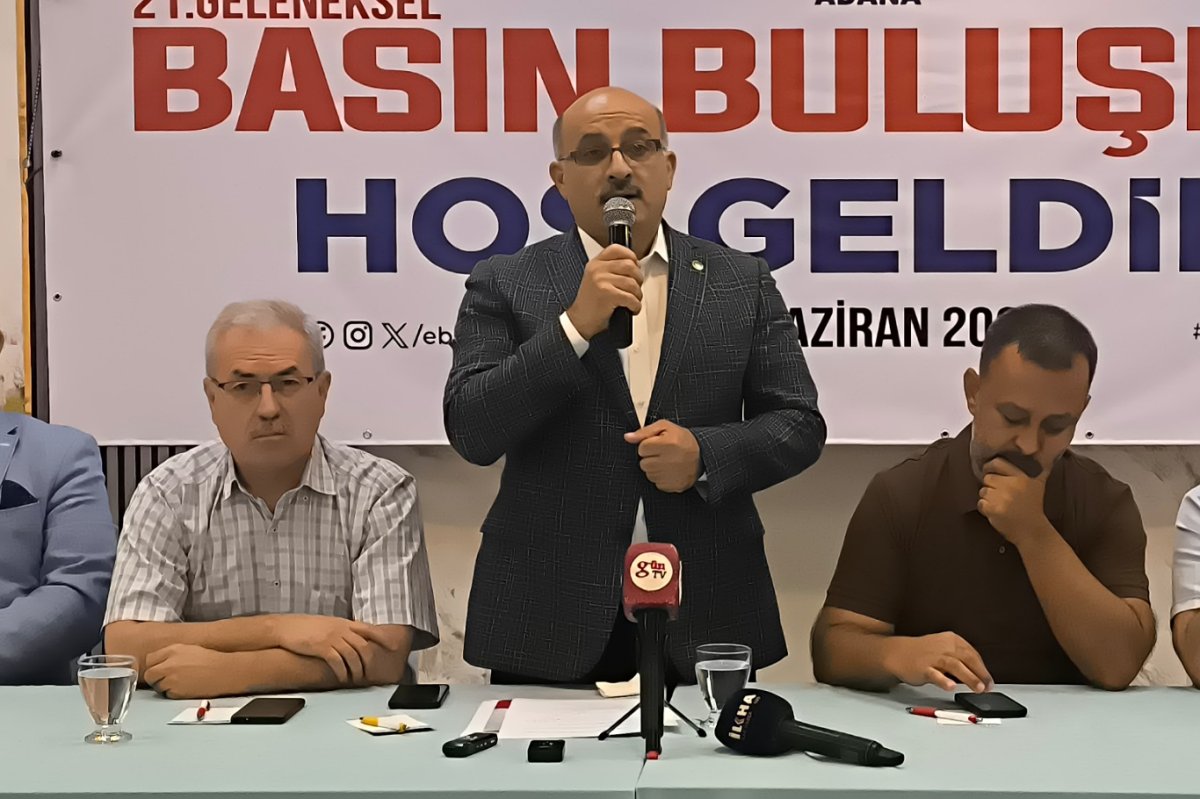 Eğitim- Bir- Sen Adana Şubesi 21'inci geleneksel Basın buluşmasını gerçekleştirdi