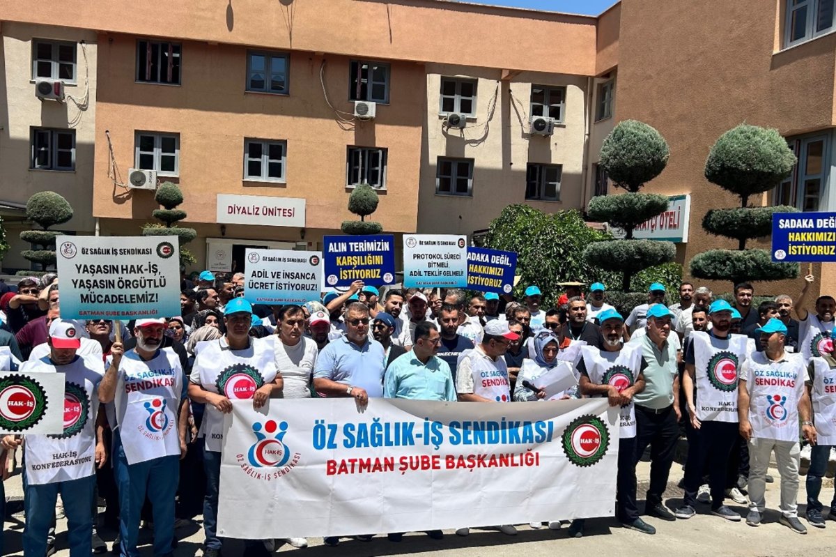 Öz Sağlık-İş: Emekçinin yanındayız, teklifi kabul etmiyoruz