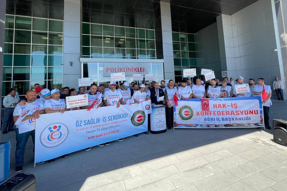 HAK-İŞ Ağrı Başkanı Yıldırım: "İşçinin iradesi kırmızı çizgimizdir"