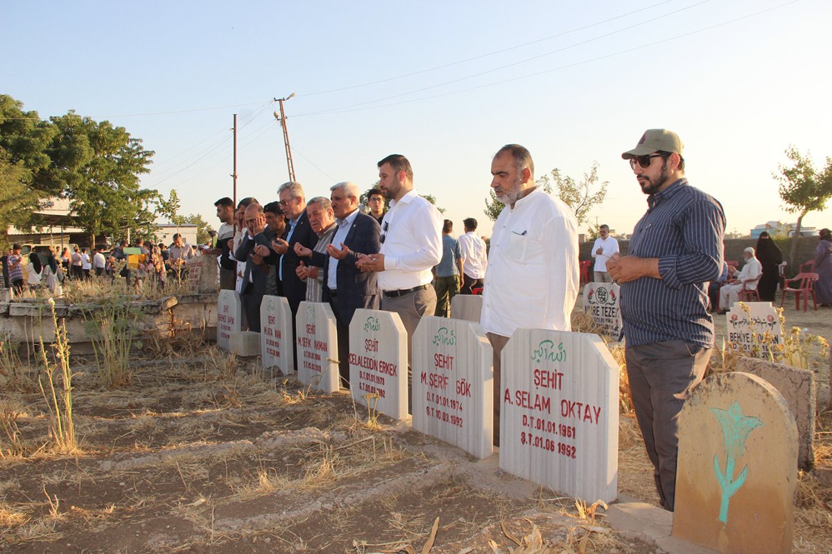 Tepeköy mayın şehidleri kabirleri başında yâd edildi
