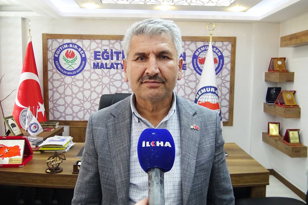 EBS Malatya Şube Başkanı Söylemez: Gazzeli çocukların karnesi kanlı elbiseleri oldu