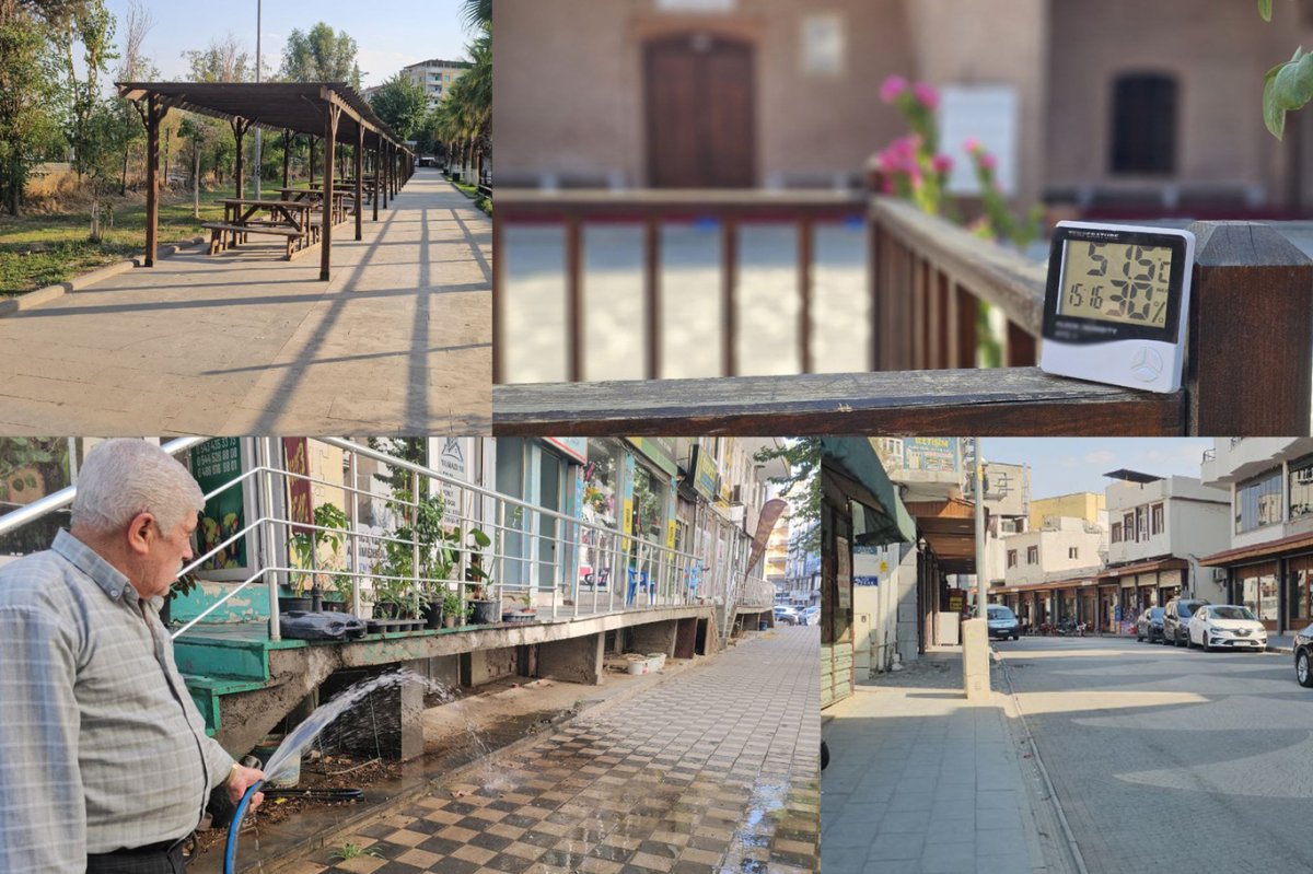 Cizre'de termometreler 50 dereceyi gösterdi