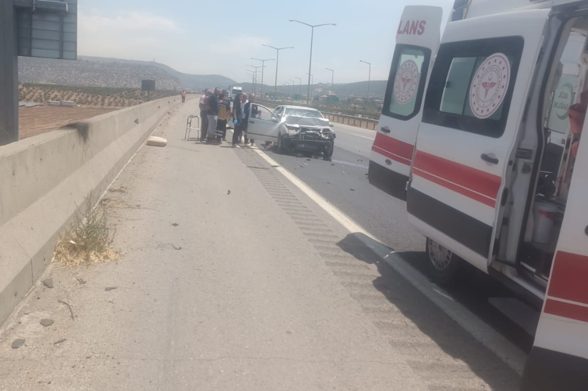 Gaziantep'te trafik kazası: Bir yaralı