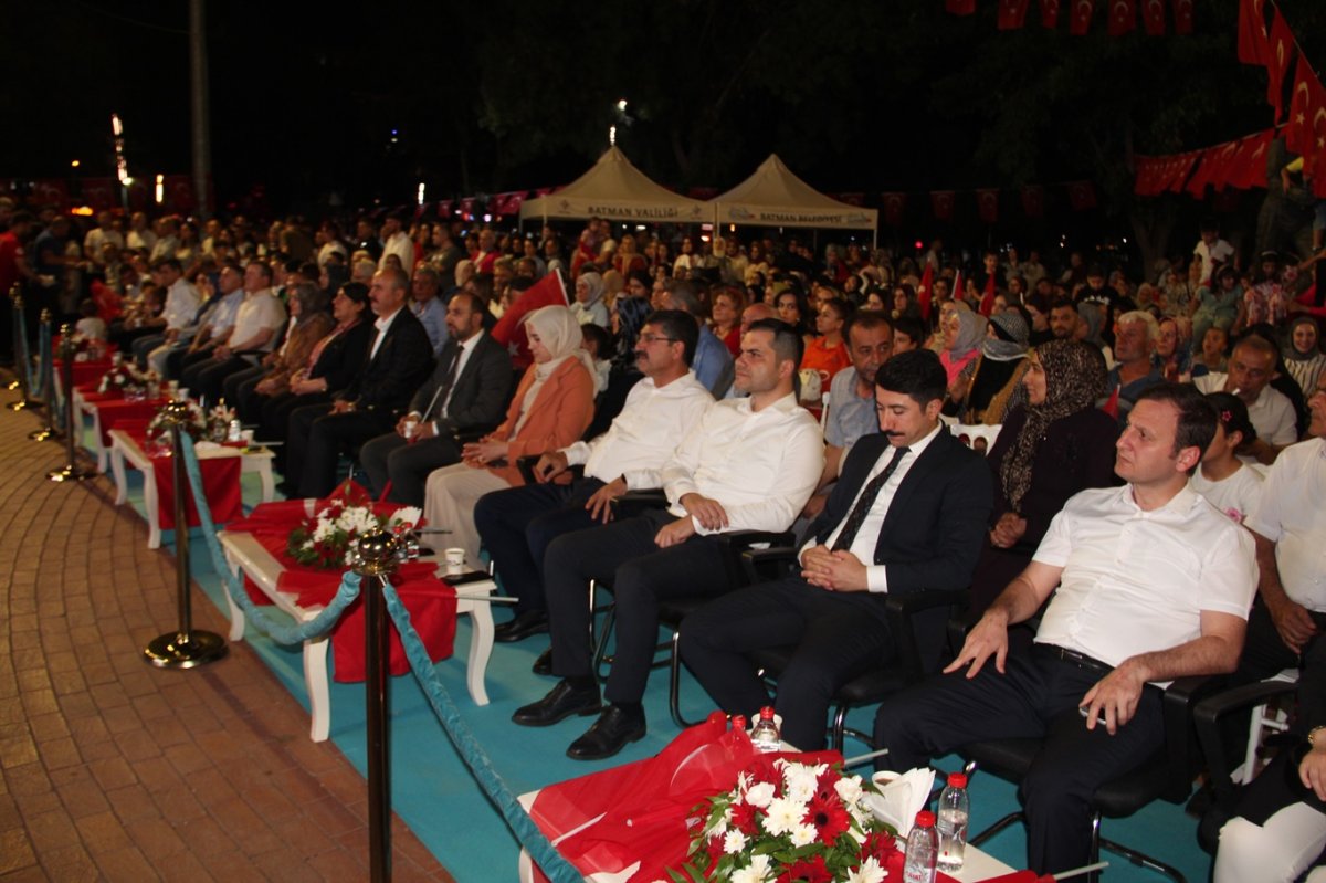 15 Temmuz'un 9. yılında Batman'da anma programı düzenlendi