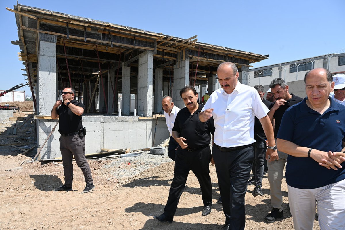 Batman'da enerji iletim merkezi inşaatında son durum değerlendirildi
