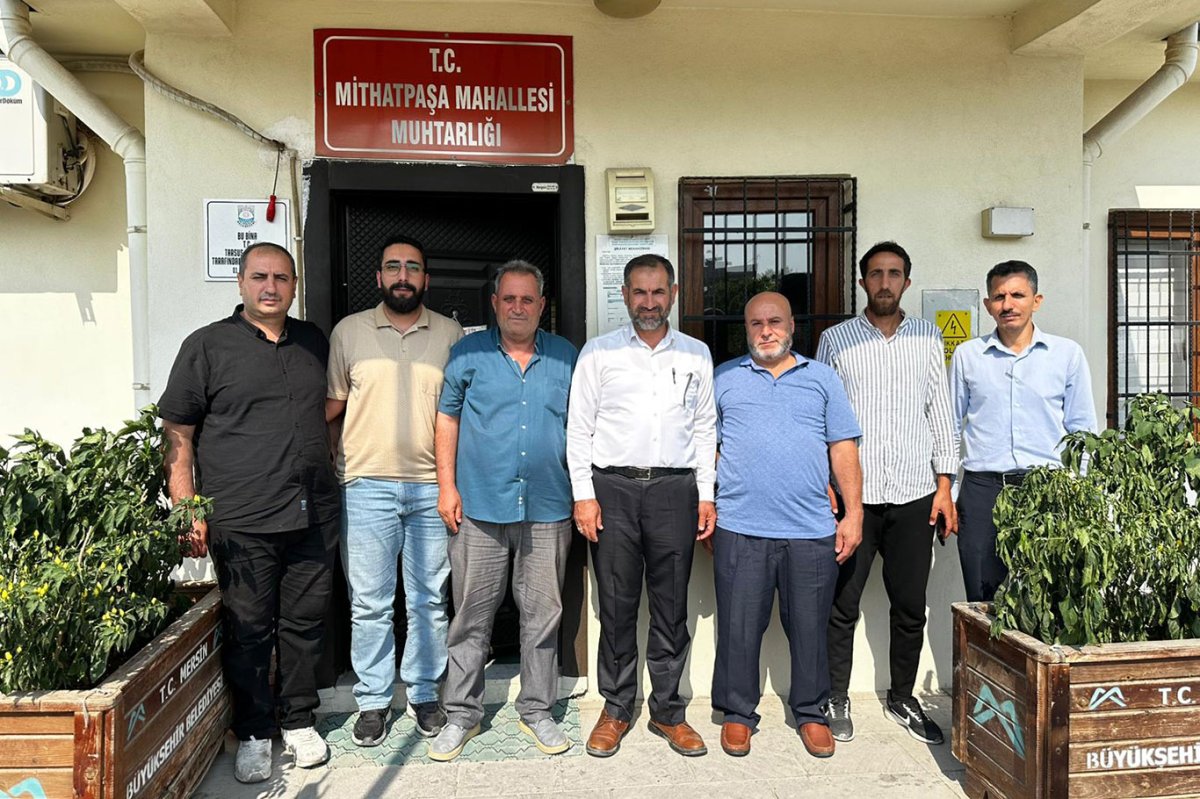 HÜDA PAR Tarsus İlçe Başkanlığı'ndan muhtarlara ziyaret