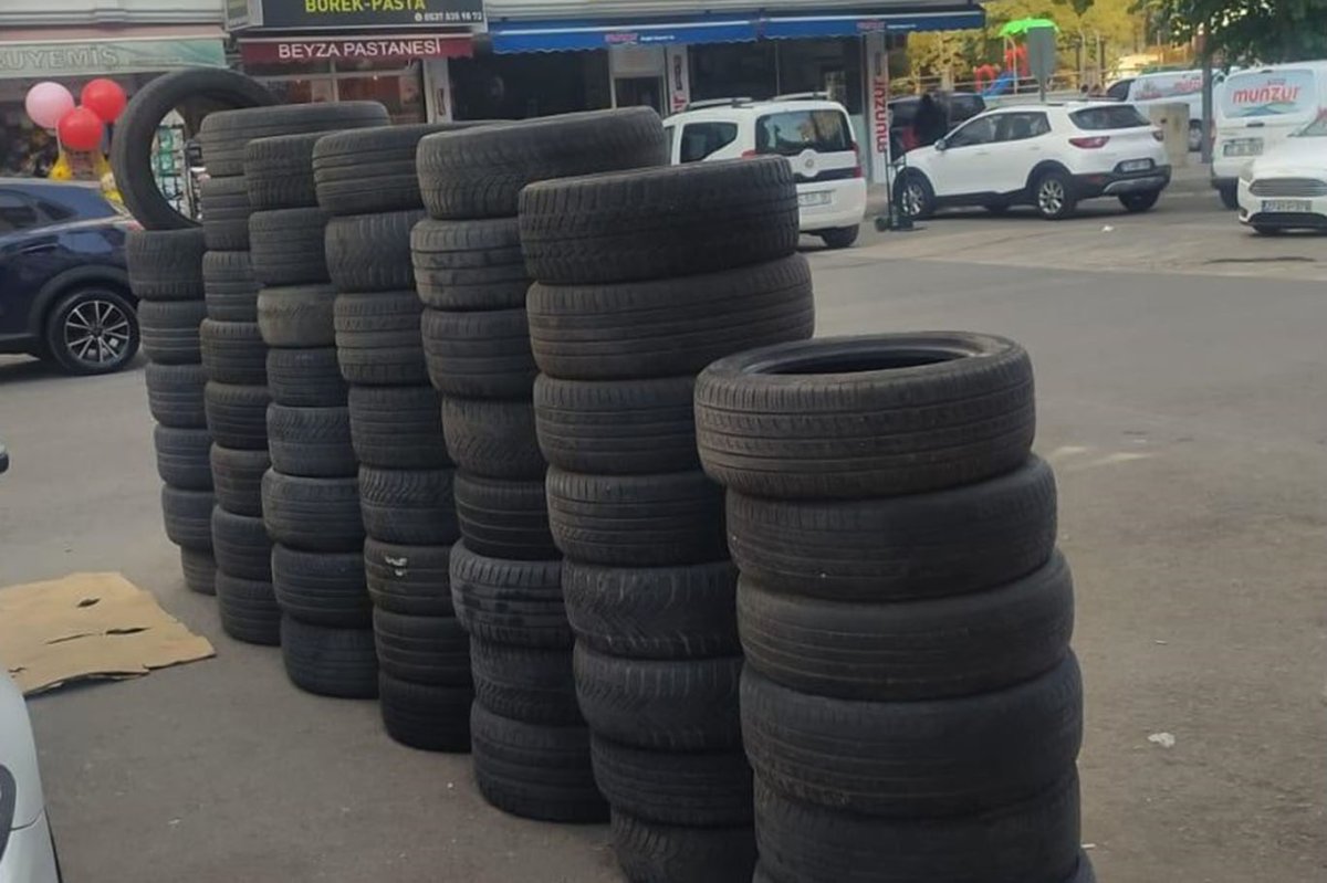 Batman'da 440 ton hurda lastik geri dönüşüme kazandırıldı