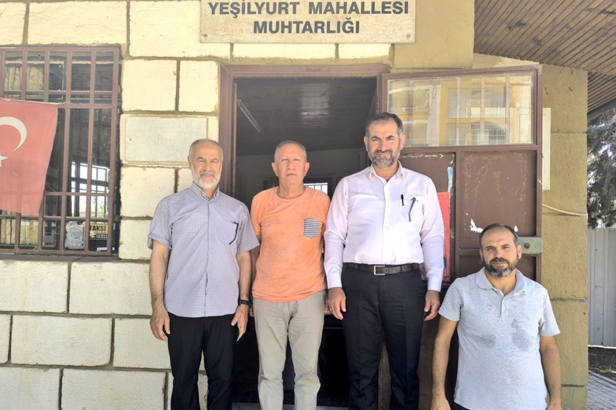 HÜDA PAR Tarsus İlçe Başkanlığı muhtar ziyaretlerini sürdürüyor