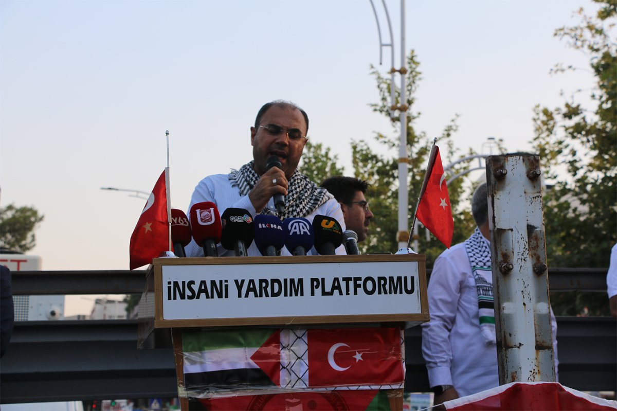 Şanlıurfa’da ‘Gazze ölüyor, ayağa kalk’ temalı etkinlik düzenlendi