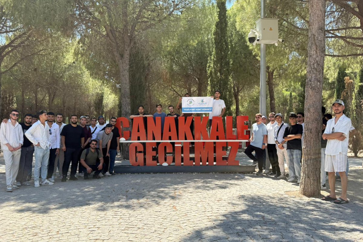 Yeşilyurt Genç Meclis üyeleri, Çanakkale'deki tarihi mekânları inceledi