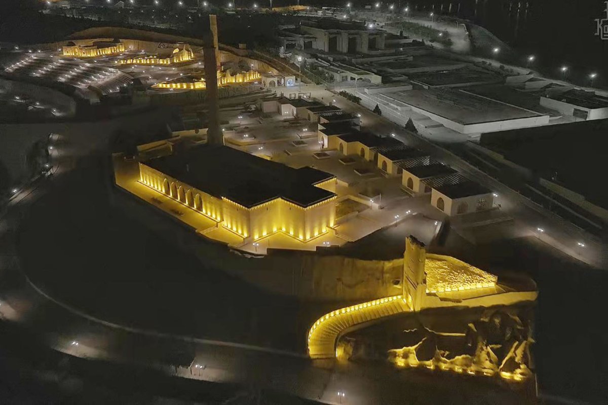 Hasankeyf'te Arkeopark ve Şaab Vadisi Işıklandırıldı