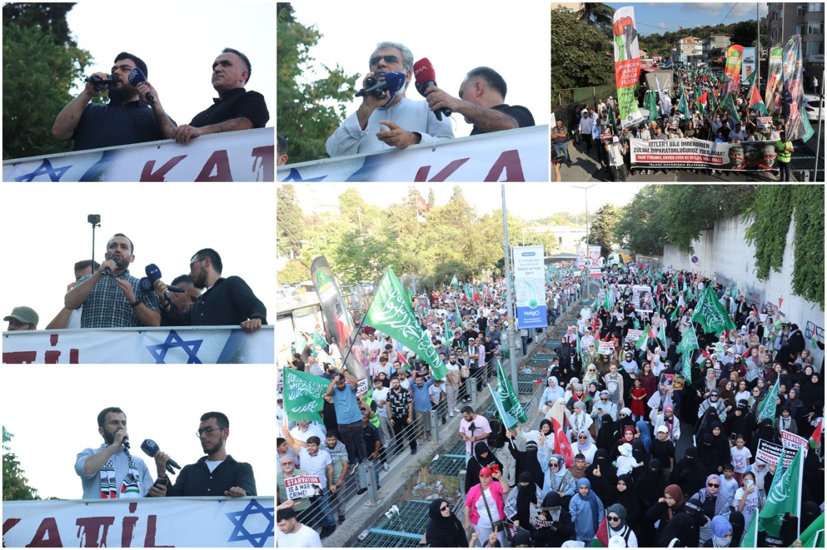 Soykırımın baş destekçisi ABD İstanbul'da protesto edildi