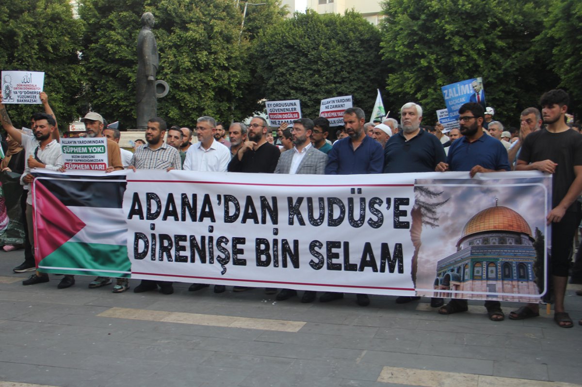 Adana'dan Gazze'ye: "İnsani Koridor" yürüyüşüne güçlü destek