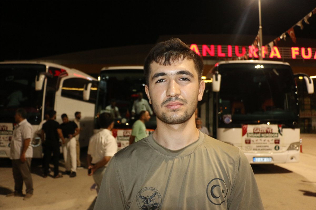 Şanlıurfa’dan Ankara’ya Gazze için yola çıkan vatandaşlar İLKHA’ya konuştu