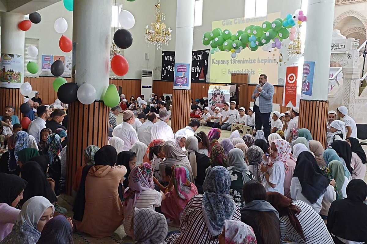 Gercüş'te yaz Kur'an kursları kapanış programı düzenlendi