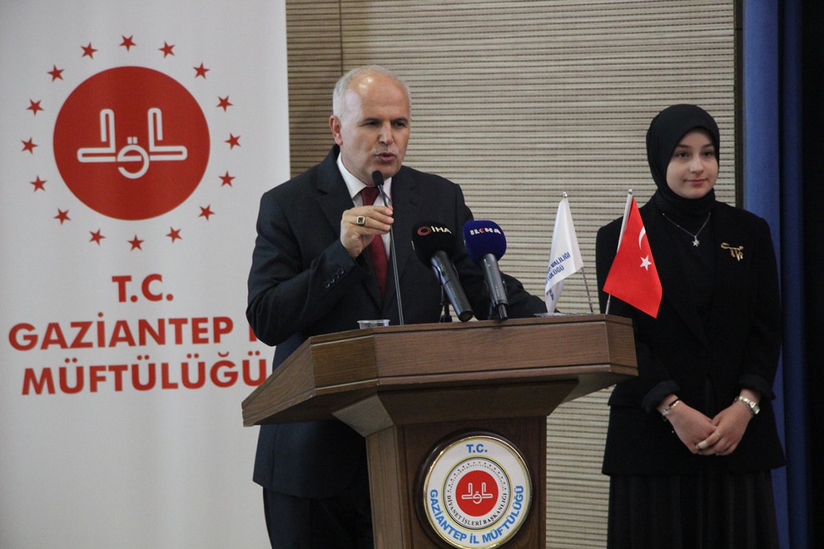 Gaziantep'te yaz Kur'an kurslarının kapanışı çeşitli etkinliklerle gerçekleştirildi
