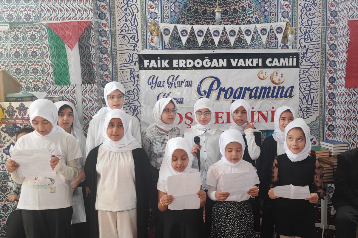 Yaz Kur'an kursu öğrencileri: Gelecek yılı sabırsızlıkla bekliyoruz