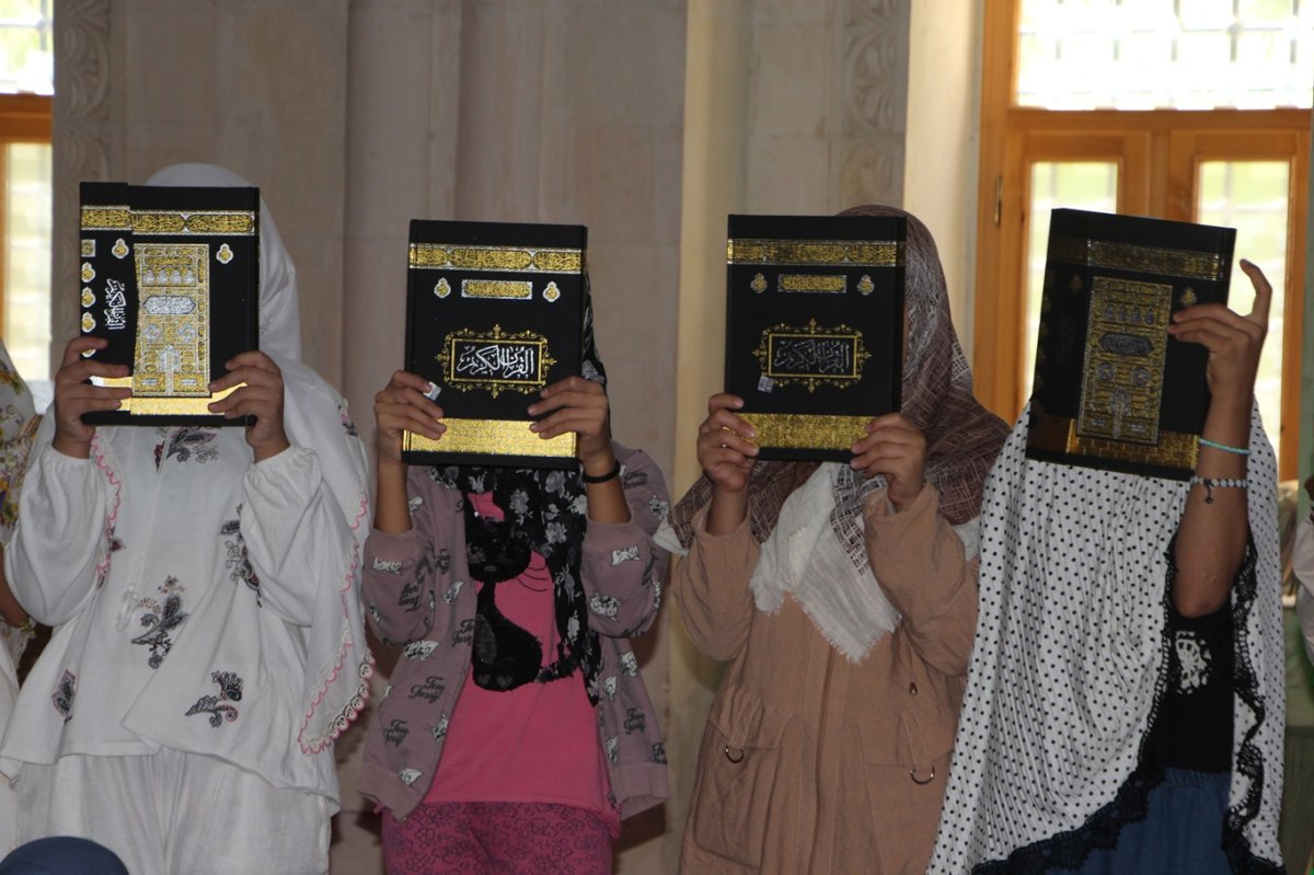 Yaz Kur'an kursuna katılan çocuklar: Camiye çok alıştık, kurs sayesinde oldukça dini bilgiler edindik