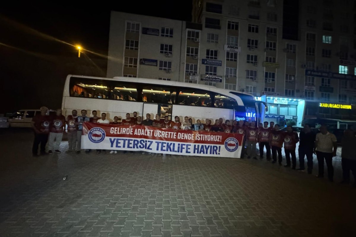 Mardin Memur-Sen üyeleri Ankara’daki eylem için yola çıktı