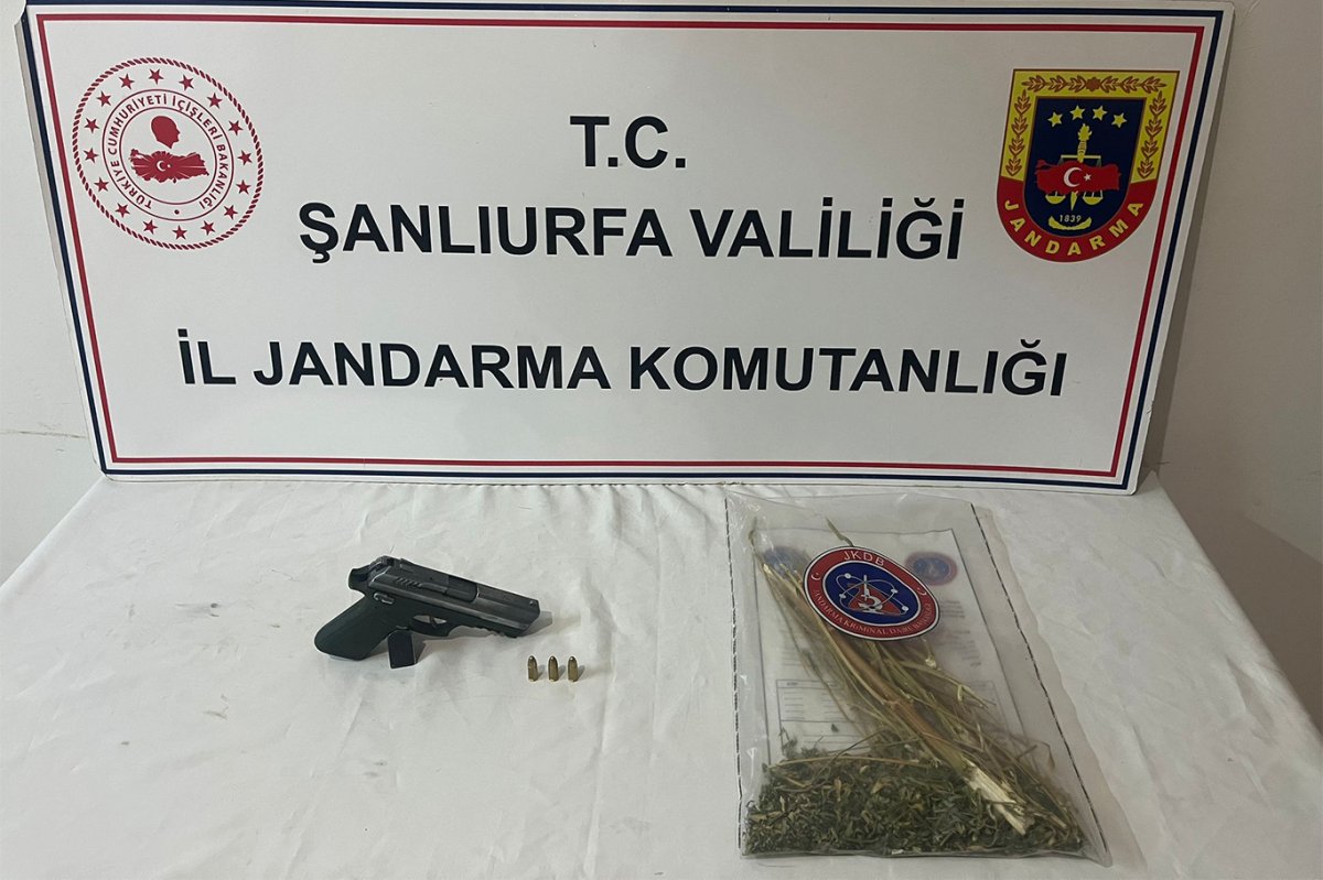 Şanlıurfa’da uyuşturucu ve silah operasyonu