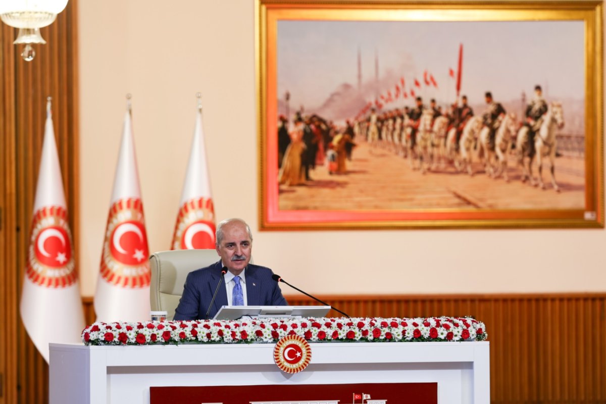 Komisyon, TBMM Başkanı Numan Kurtulmuş başkanlığında toplandı