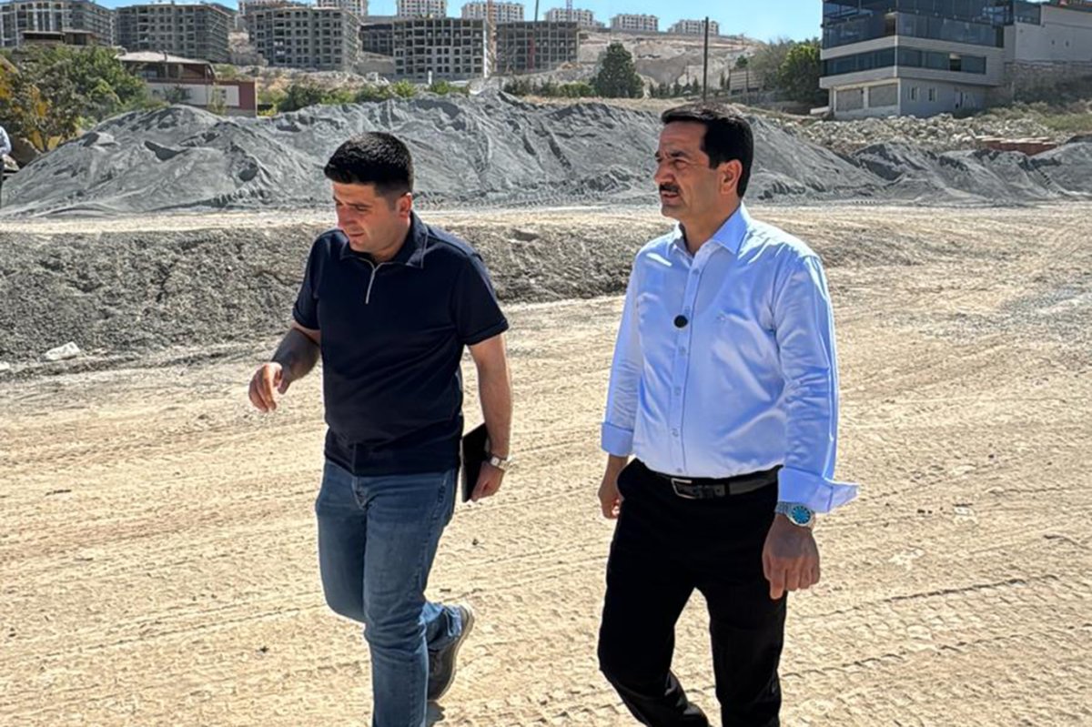 Başkan Taşkın: Doğayı koruyarak suyun cazibesiyle görseli güzel bir alan oluşturacağız
