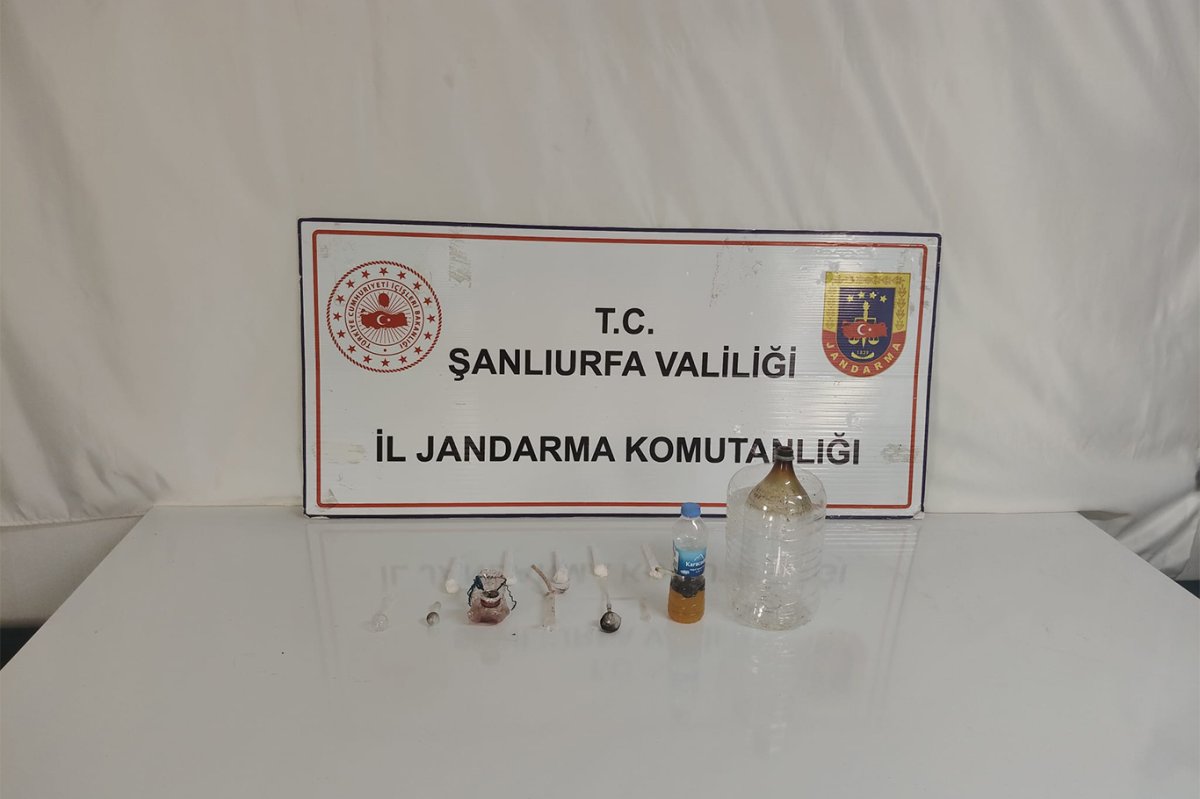Şanlıurfa’da jandarmadan uyuşturucu operasyonu