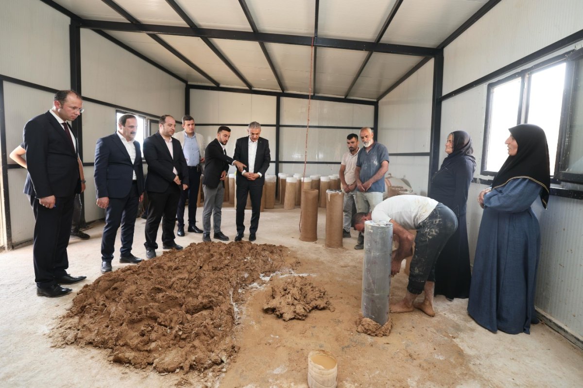 Mardin’de geleneksel arı kovanı üretim projesiyle istihdam fırsatı