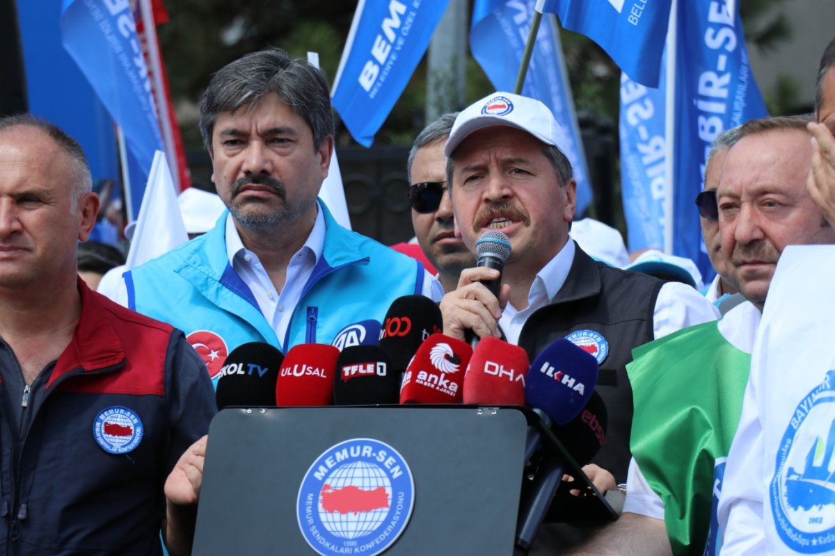 Memur-Sen’den Maliye Bakanlığı önünde eylem: Emeğimizi yok saymayın, hakkımızı verin