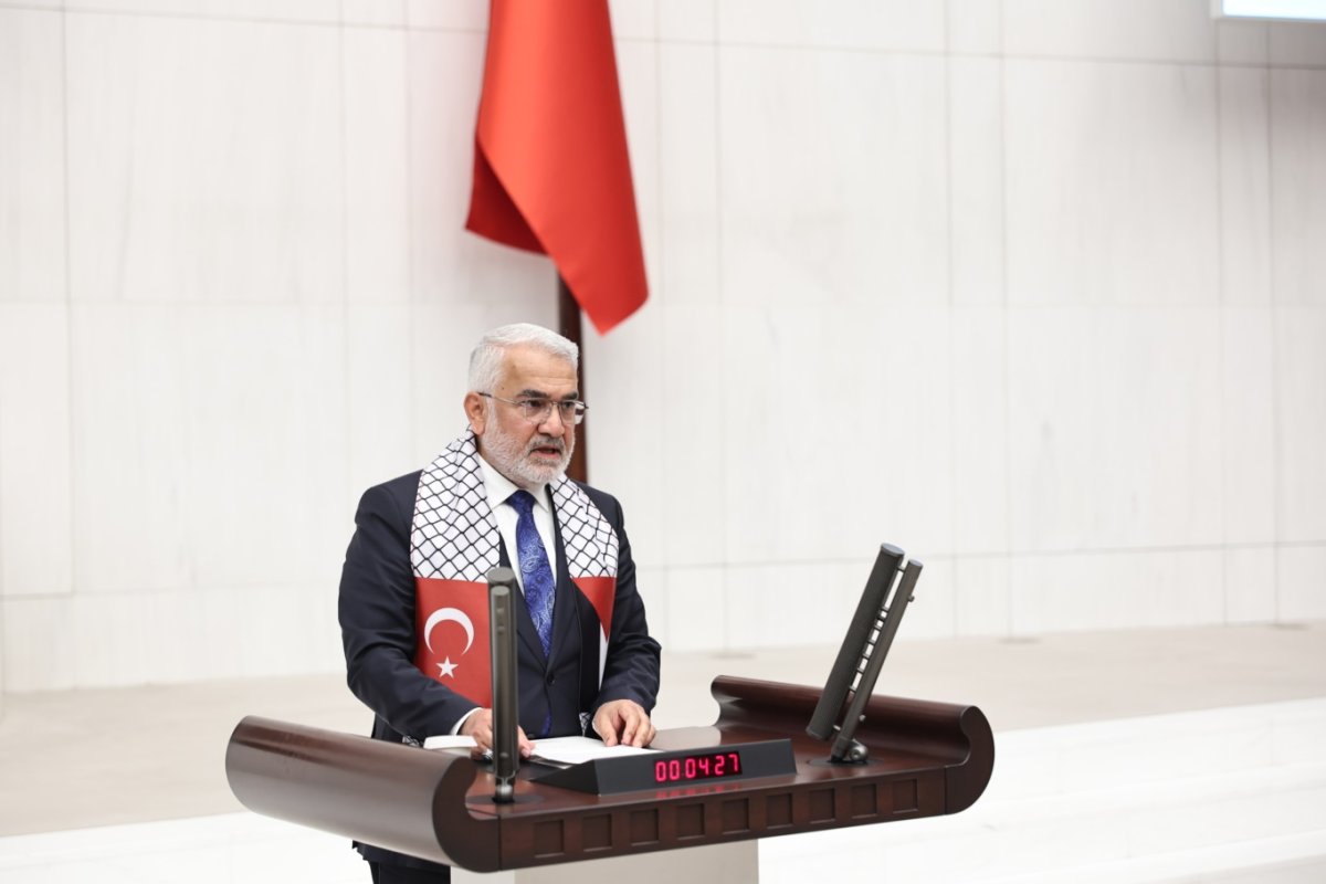 Yapıcıoğlu: Siyonist terör örgütünün saldırıları sadece masum Filistinlilere yönelik değil, tüm insani değerlere yöneliktir