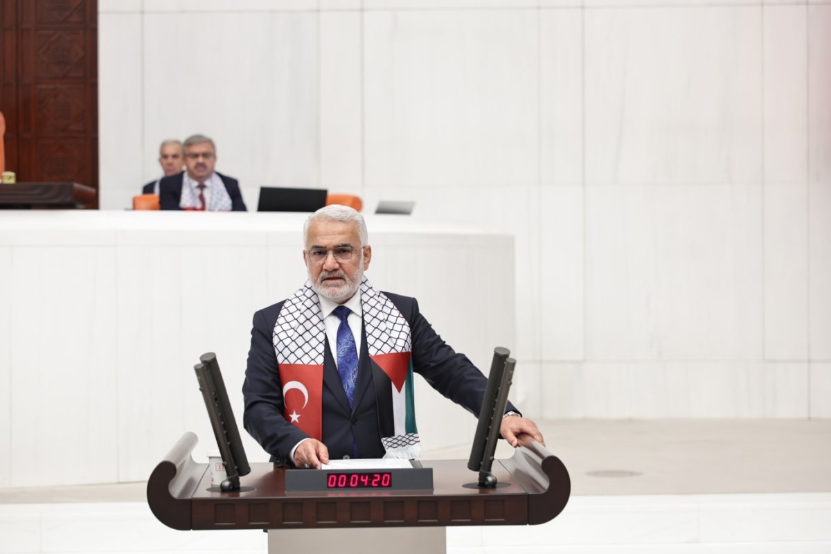Yapıcıoğlu: Siyonist terör örgütünün saldırıları sadece masum Filistinlilere yönelik değil, tüm insani değerlere yöneliktir