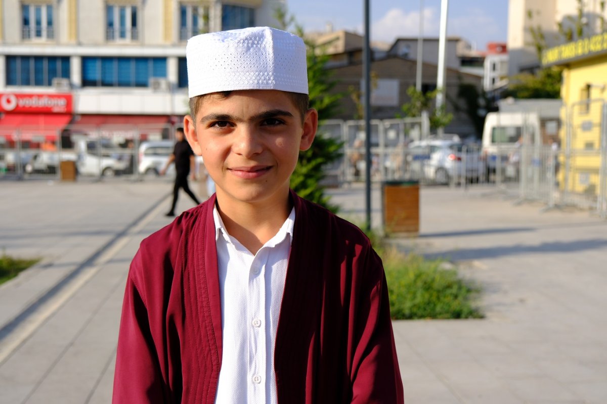 "Hayat Namazla Güzeldir" etkinliğine katılan çocuklar Gazzeli akranlarını unutmadı