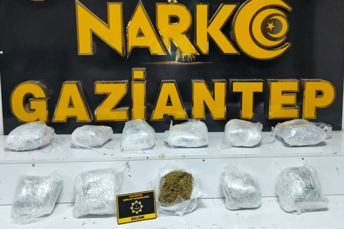 Gaziantep’te uyuşturucuyla mücadelede 203 kişi tutuklandı