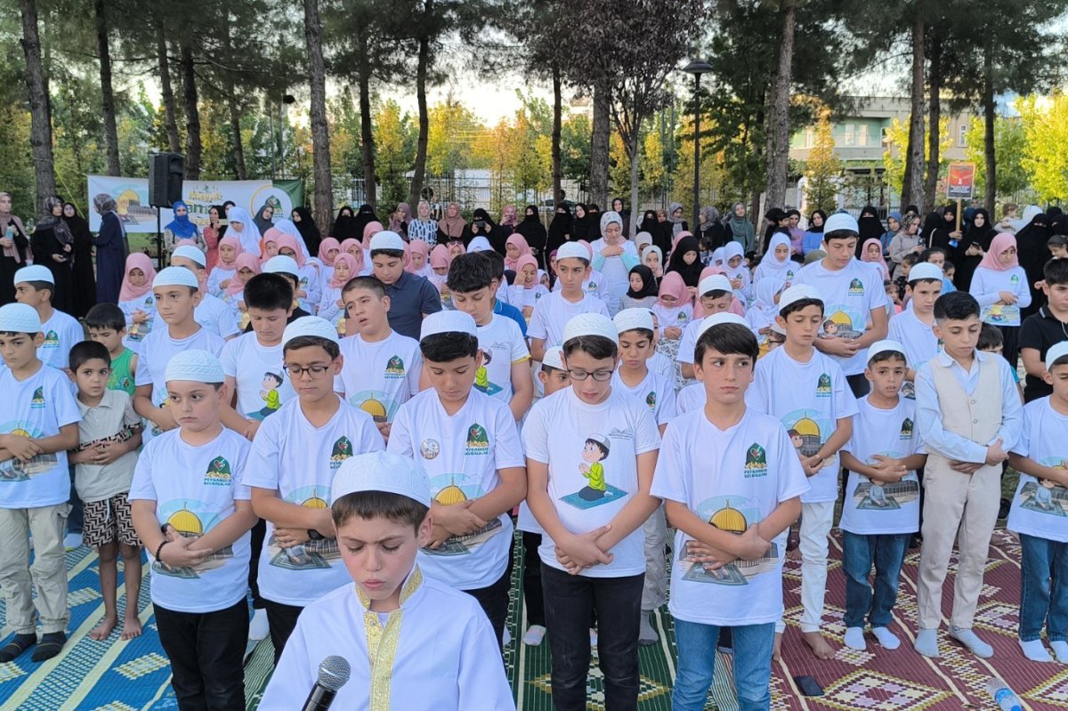 Midyat’ta “Hayat Namazla Güzeldir” etkinliği finalinde Gazze’ye vurgu yapıldı