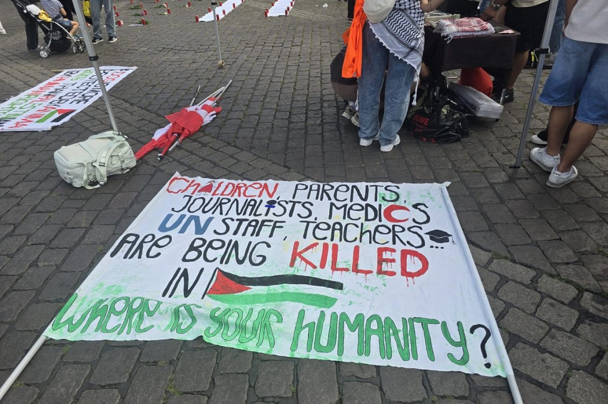 Frankfurt’ta tarihi “United 4 Gaza” gösterisi