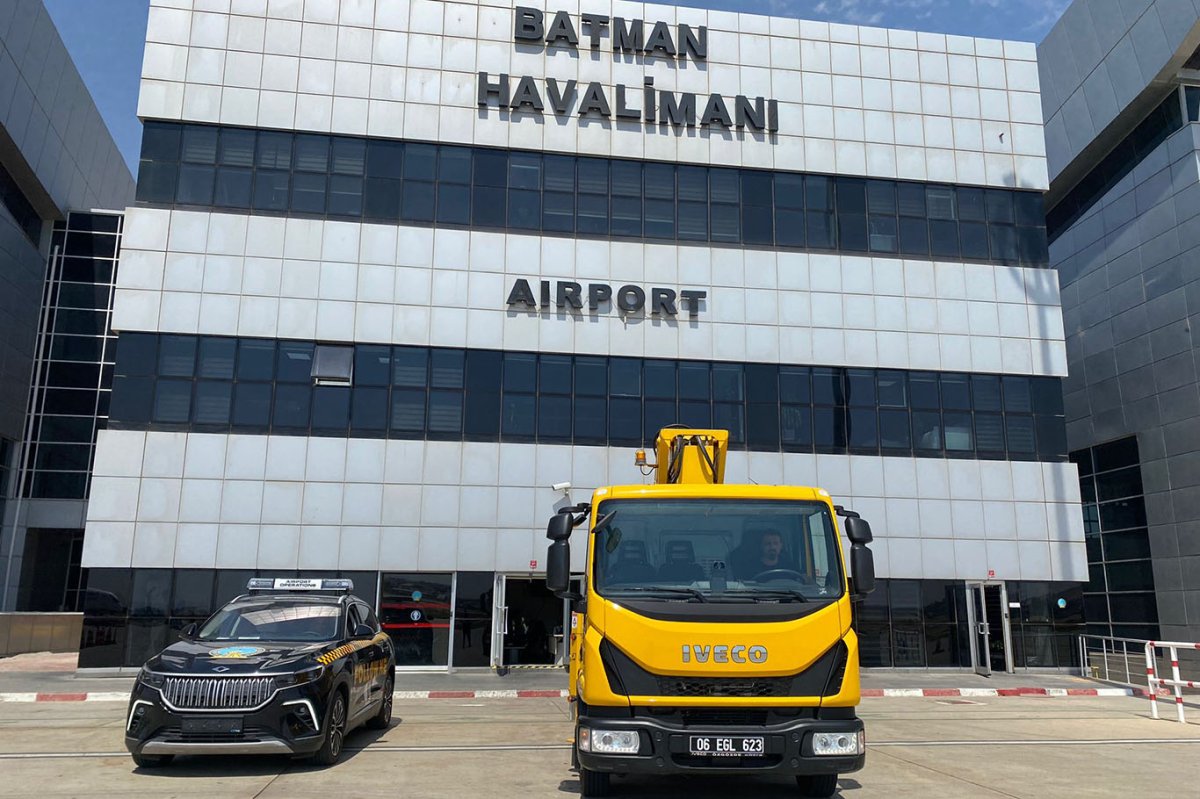 Batman Havalimanı araç filosuna yerli güç katkısı