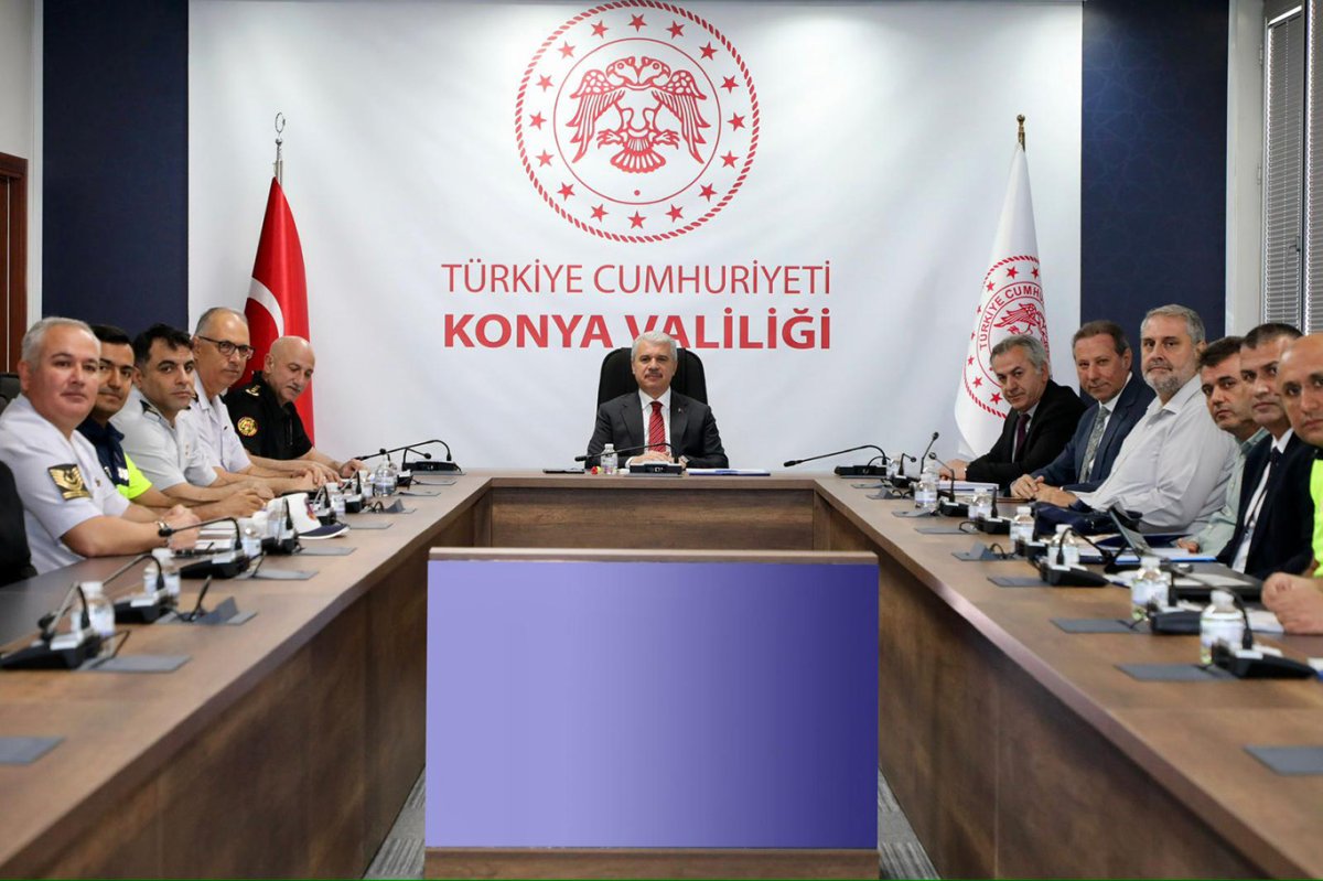 Konya'da okul güvenliği koordinasyon toplantısı yapıldı