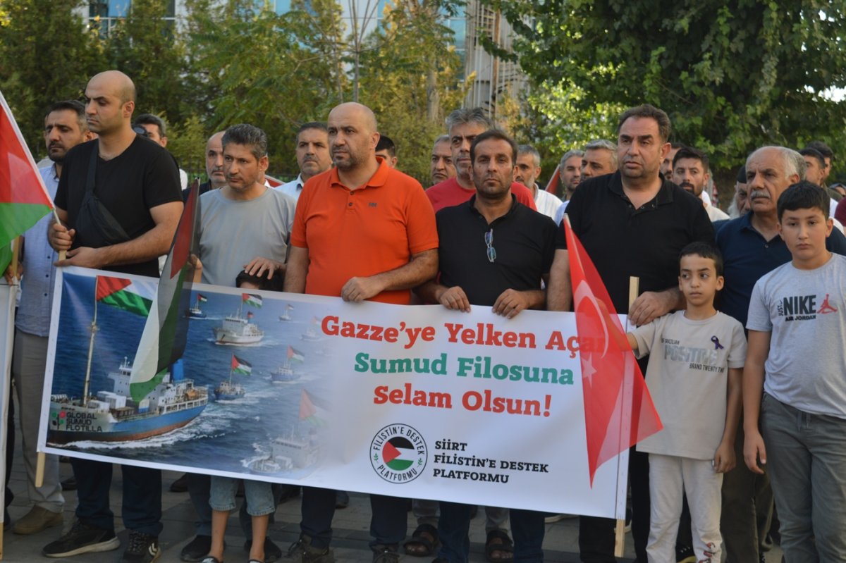 Siirt’ten Gazze’ye destek: Küresel Sumud Filosu'nun yanındayız