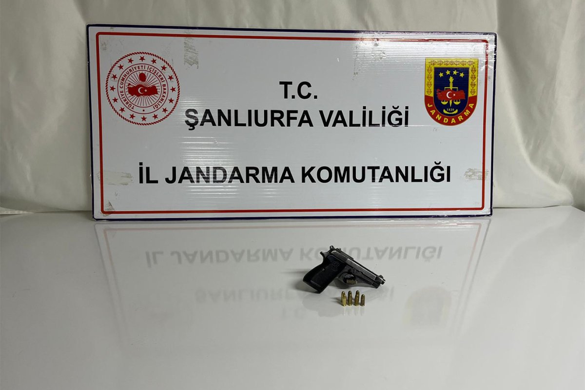 Şanlıurfa’da ruhsatsız silah operasyonu