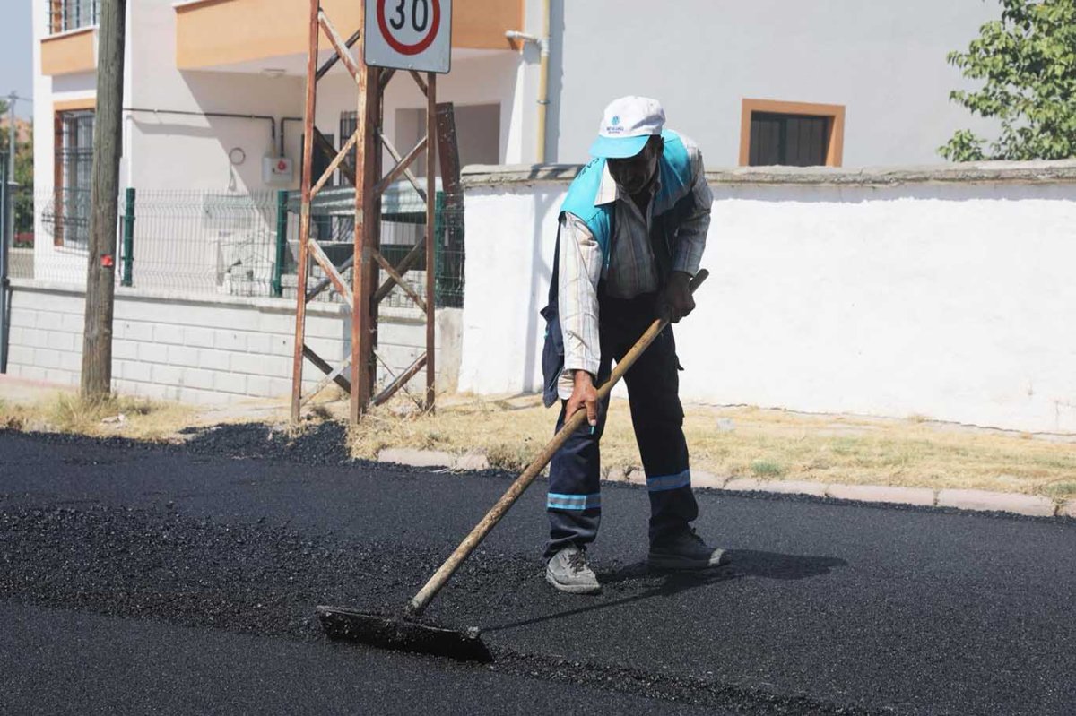 Battalgazi Belediyesinden asfalt çalışması
