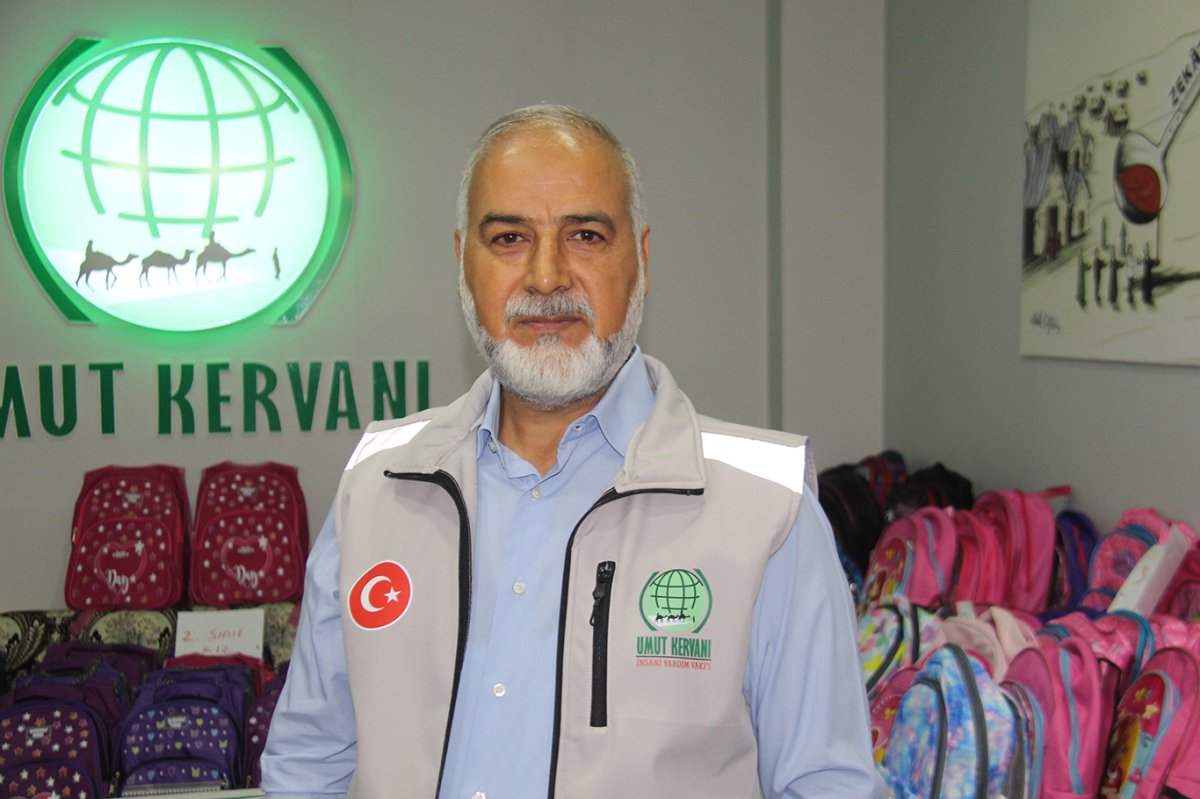 Umut Kervanı Diyarbakır’da yüzlerce öğrenciye kırtasiye desteği verdi