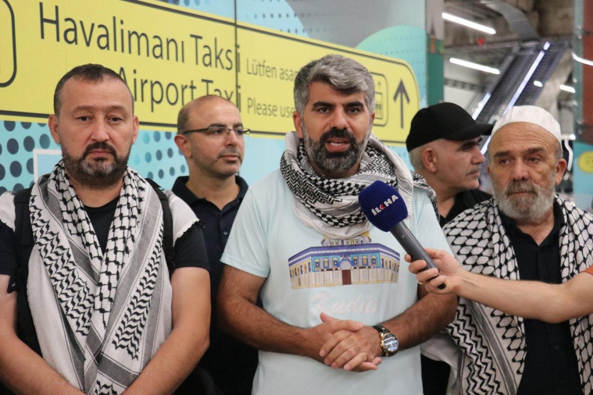 Tunus'tan dönen "Küresel Sumud Filosu" katılımcıları yaşadıklarını anlattı