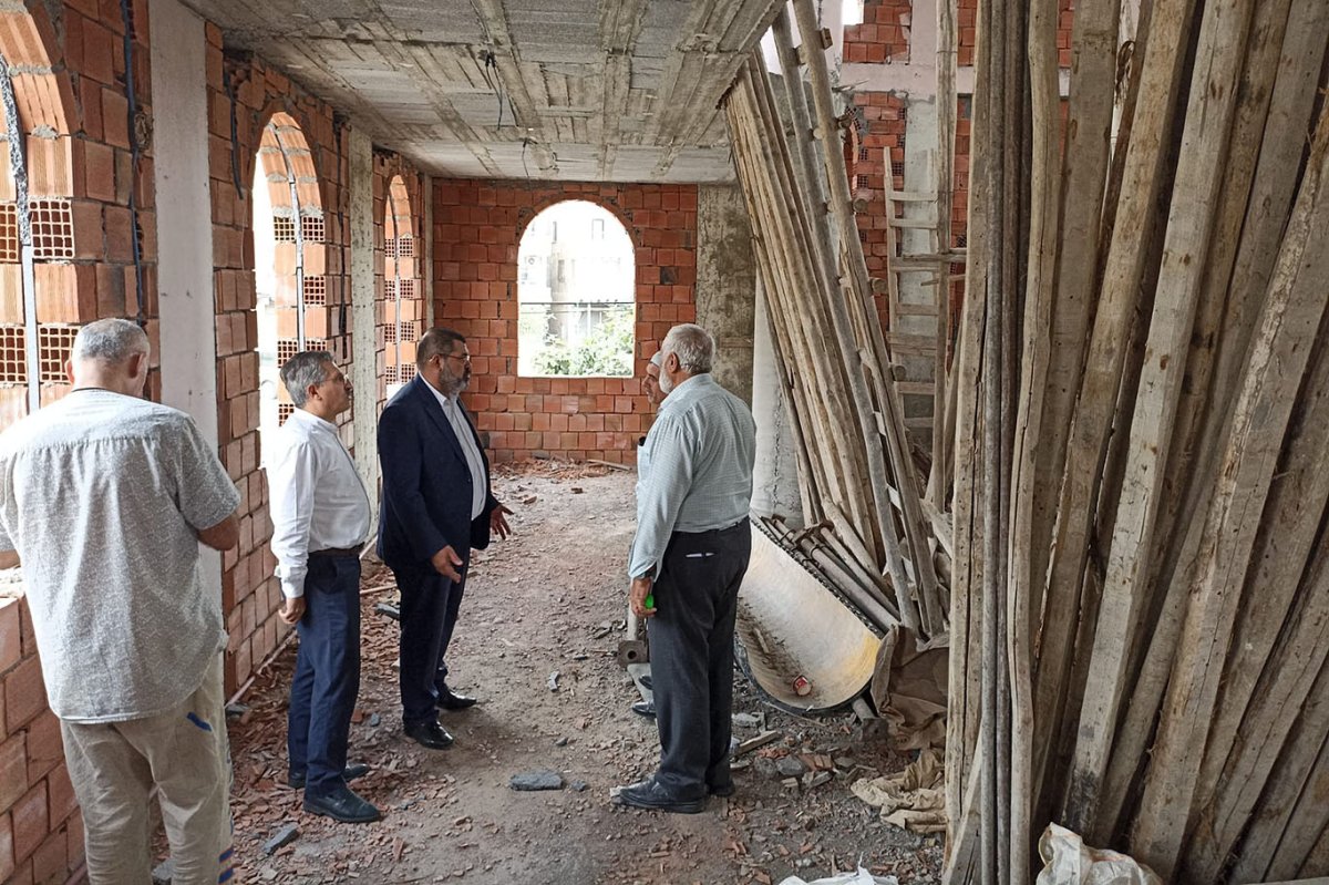 Batman İl Müftüsü Ahmet Durmuş'tan cami inşaatlarına ziyaret