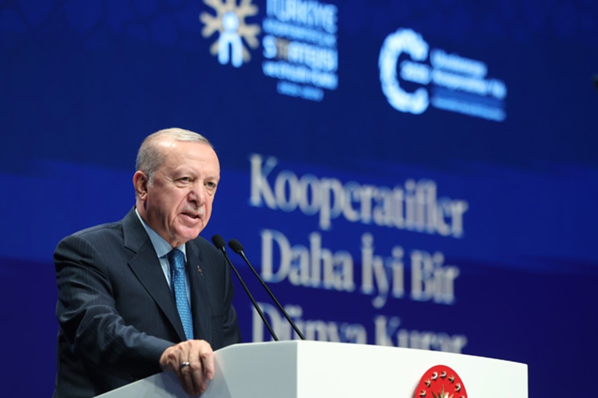 Cumhurbaşkanı Erdoğan: Kooperatifler, yerel kalkınmanın temel aktörüdür
