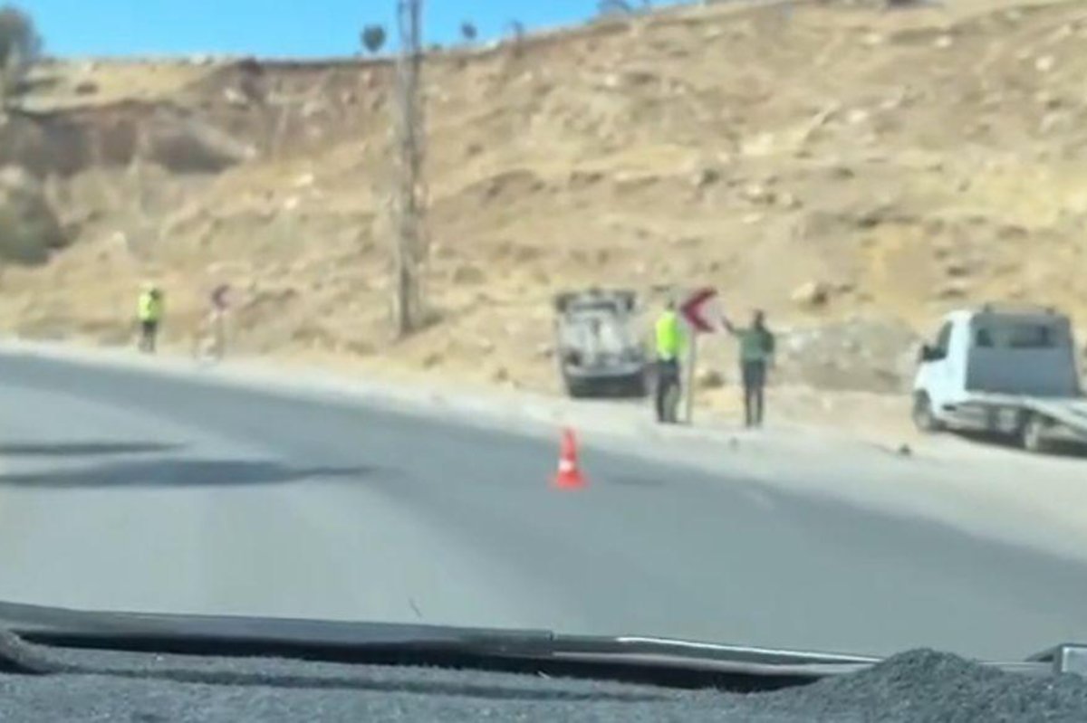Şırnak'ta virajı alamayan araç takla attı: 2 yaralı