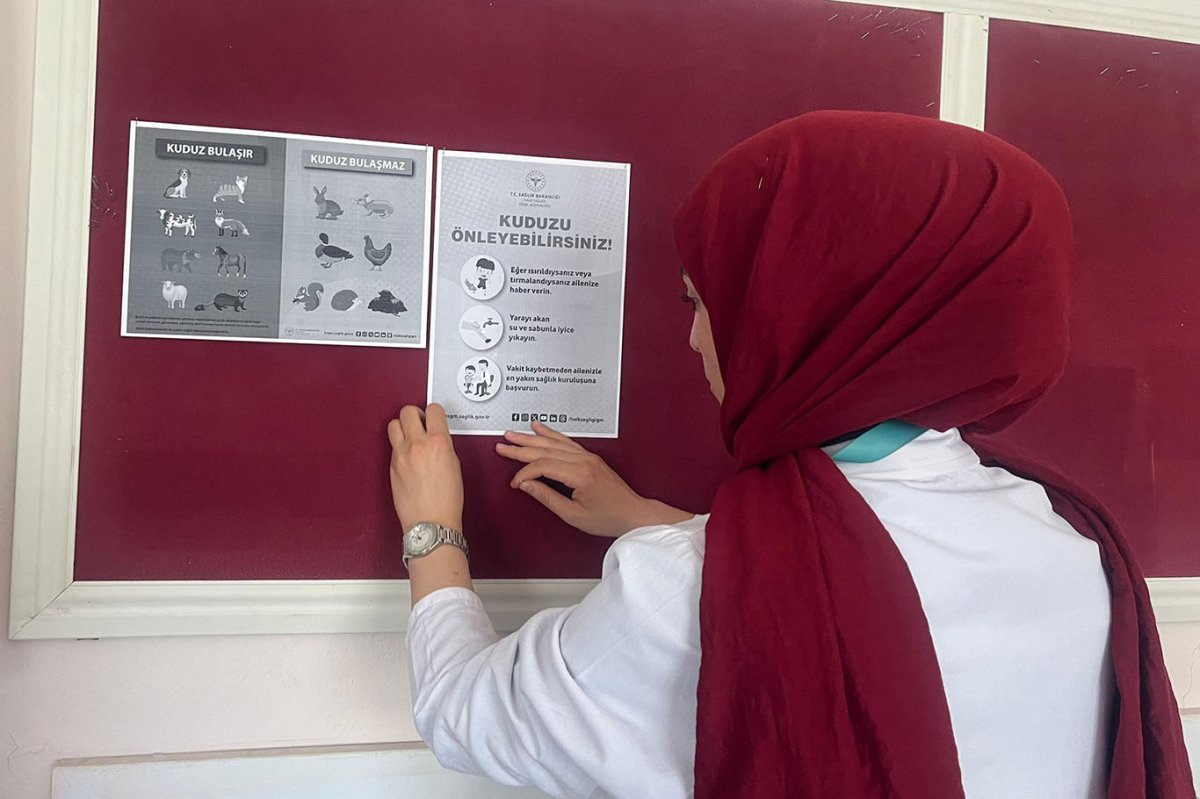 Batman'da köy okullarında kuduz farkındalığı etkinliği
