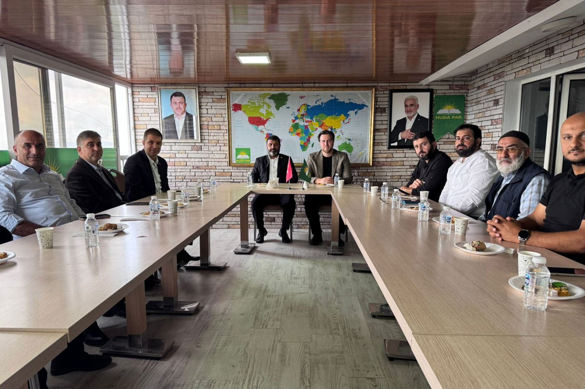 Kocaeli Gönüllü Kültür Teşekküllerinden HÜDA PAR İl Başkanlığına ziyaret