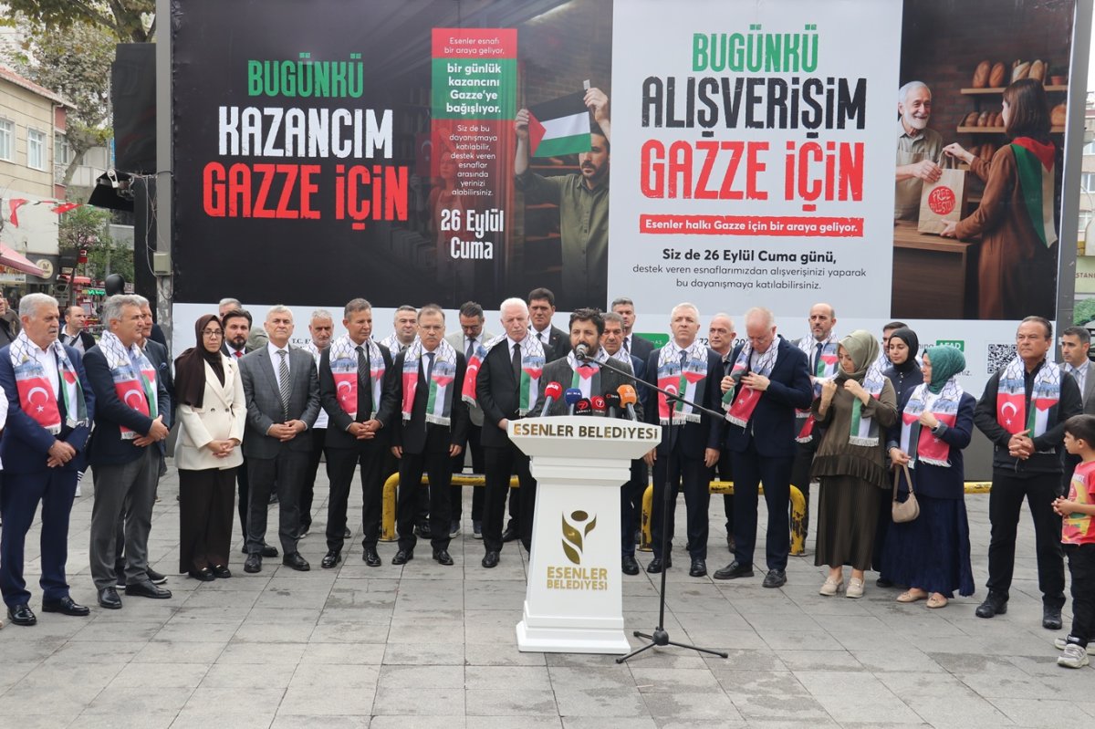 15 bin esnaftan ortak karar: Bir günlük kazancım Gazze'ye